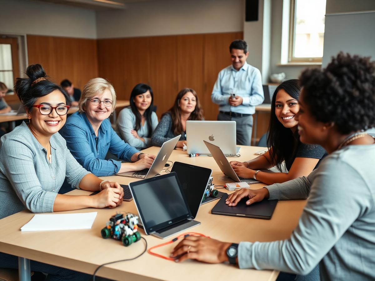 Formação de professores em ambiente escolar